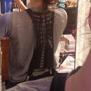 Suspenders with Skelton